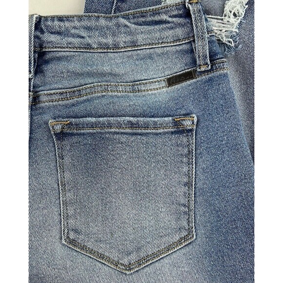 KanCan Estilo High Rise Distressed Tapered Jeans Sz 5/26 Style# KC8580M 26x27.5 - Picture 5 of 10